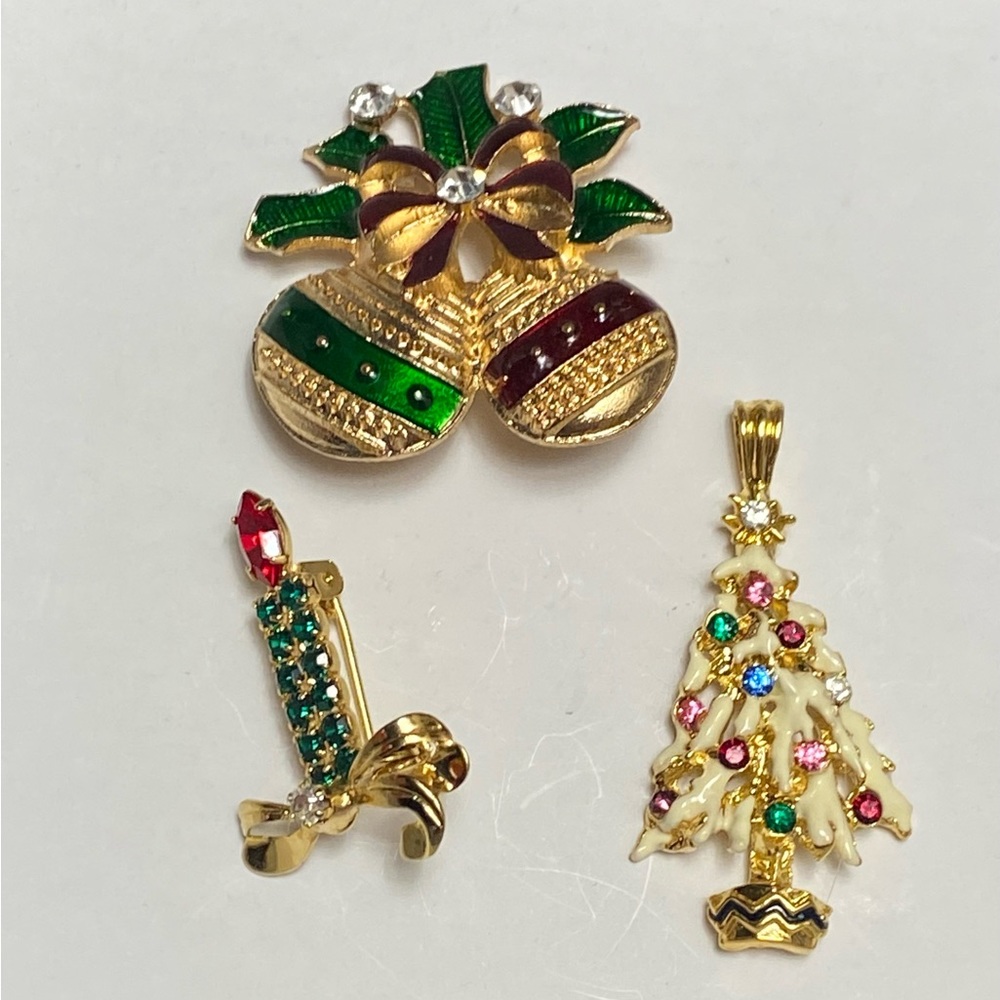 3 Christmas Jewelry Pieces